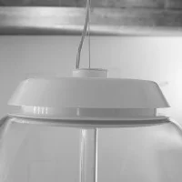 Artemide Empatia Suspension LED Lamp In blown Glass By Carlotta