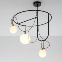 Artemide nh S4 Circulaire Multiple Suspended LED Ceiling Lamp