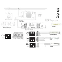 QLT Interfaccia PDL-U 12-24V Centralina RF universale 2.4Ghz