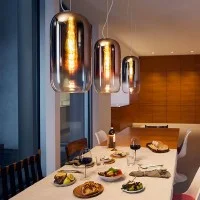 Artemide Gople Suspension Pendant Lamp LED Dimmable In Glass