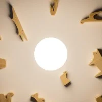 Artemide Gople Portable Table Lamp With Battery LED Dimmable