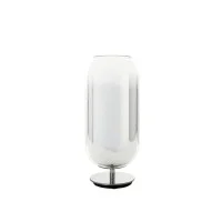 Artemide Gople Table Dimmable LED Lamp In Glass And Aluminum