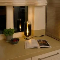 Artemide Gople Mini Table Lamp LED Dimmable In Glass And