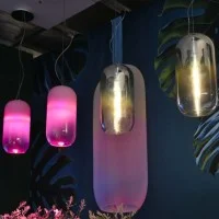 Artemide Gople RWB Suspension LED Pendant Lamp Dimmable For