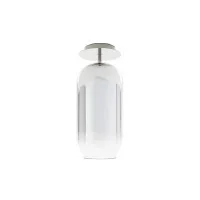 Artemide Gople Ceiling Lamp LED Dimmable In Glass And Aluminum