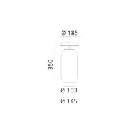 Artemide Gople Mini Lampada Da Soffitto LED Dimmerabile In Artemide Gople Mini Lampada Da Soffitto LED Dimmerabile In