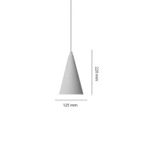 Cattaneo Cone Lampada a Sospensione LED Dimmerabile Head System