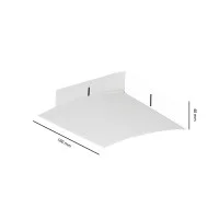 Cattaneo Rosone Da Soffitto Easy System Da 2 A 4 Moduli Uscite