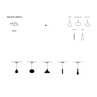 Cattaneo Rosone Da Soffitto Easy System Base Singola