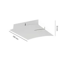 Cattaneo Rosone Da Soffitto Easy System Da 5 A 8 Moduli Base