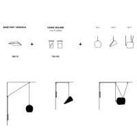 Cattaneo Rosone Da Soffitto Head System Base Singola
