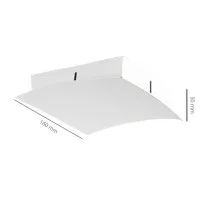 Cattaneo Rosone Da Soffitto Head System Base Da 3 Moduli Uscita