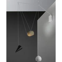 Cattaneo Ceiling Rose Head System Base With 3 Side Exit Modules