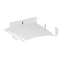 Cattaneo Ceiling Rose Head System Base From 4 To 6 Modules Side