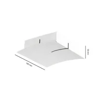 Cattaneo Rosone Da Soffitto Easy System Da 3 Moduli Base