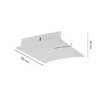 Cattaneo Rosone Da Soffitto Head System Da 4 A 6 Moduli Base