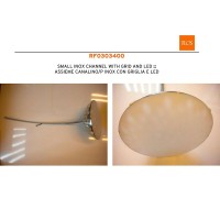 Flos Small Inox Channel With Grid And Chip Led for Flos Led