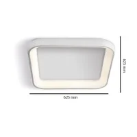 PAN Kart Lampada Da Soffitto LED 3000K Alluminio Bianco Per PAN Kart Lampada Da Soffitto LED 3000K Alluminio Bianco Per