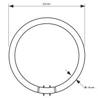 Osram Fluorescent Circular Lamp T5 FC 22W 840 1800lm LUMILUX