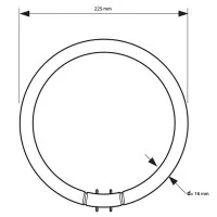 Osram Fluorescent Circular Lamp T5 FC 22W 840 1800lm LUMILUX