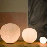 Artemide Meteorite Table Lamp LED Dimmable By Pio E Tito Toso