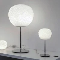 Artemide Meteorite Table Lamp With Stem LED Dimmable By Pio E