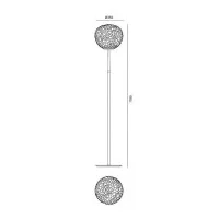 Artemide Meteorite Floor Lamp 350 mm LED Dimmable By Pio E Tito Artemide Meteorite Floor Lamp 350 mm LED Dimmable By Pio E Tito