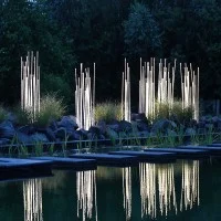 Artemide Reeds Lampada Da Terra LED Per Esterno IP68 By Klaus