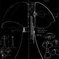 Martinelli Luce Pipistrello Classic Brown Table Lamp By Gae Martinelli Luce Pipistrello Classic Brown Table Lamp By Gae