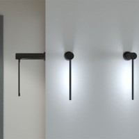 Martinelli Luce Mosca LED Applique Wall Lamp With Indirect