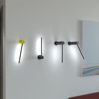 Martinelli Luce Mosca LED Applique Wall Lamp With Indirect