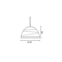 Martinelli Luce Babele Suspension Lamp LED Direct Light In