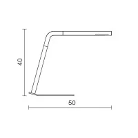Martinelli Luce Colibrì Table Lamp LED Dimmable Touch Aluminum Martinelli Luce Colibrì Table Lamp LED Dimmable Touch Aluminum