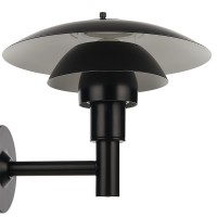 Louis Poulsen PH 3-2½ Wall Outdoor Lamp In Balck Stainless