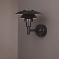 Louis Poulsen PH 3-2½ Wall Outdoor Lamp In Balck Stainless