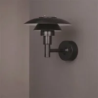 Louis Poulsen PH 3-2½ Wall Outdoor Lamp In Balck Stainless