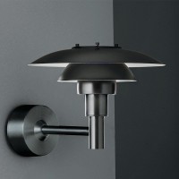 Louis Poulsen PH 3-2½ Wall Outdoor Lamp In Balck Stainless