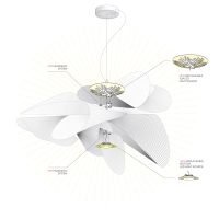Slamp Étoile Suspension Lampada a Sospensione LED Dimmerabile