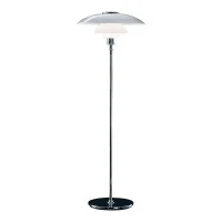 Louis Poulsen PH 4½-3½ Glass Lampada da Terra Cromo By Poul