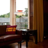 Louis Poulsen PH 80 Glass Floor Lamp Opal White With Red Louis Poulsen PH 80 Glass Floor Lamp Opal White With Red