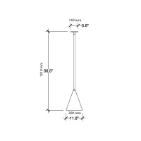Flos INFRA-STRUCTURE EPISODE 2_ C5 Lampadario Conico Modulo LED