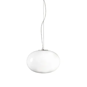 Oluce Alba 465 Lampada Da Sospensione A Luce Diffusa In Vetro