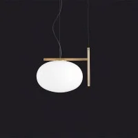 Oluce Alba 466 Single Suspension Lamp With Diffused Light