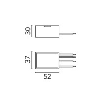 Flos Alimentatore 24Vdc 8W / 110-240V IP65 Class II Impermeabile