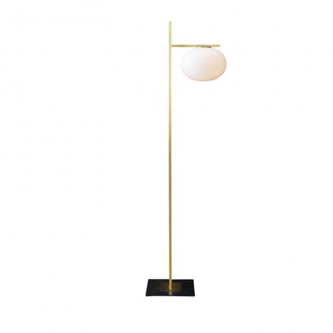 Oluce Alba 382 Lampada Da Terra Dimmerabile Singola A Luce