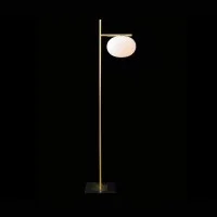 Oluce Alba 382 Single Dimmable Floor Lamp With Diffused Light