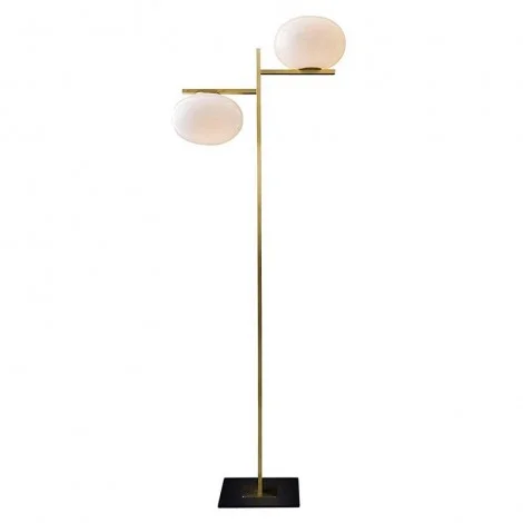 Oluce Alba 383 Double Dimmable Floor Lamp With Diffused Light