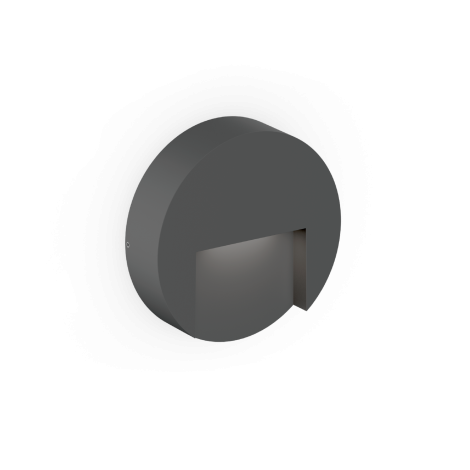 Wever & Ducrè Reto Round Wall Surface Outdoor 1.3 faretto segnapasso
