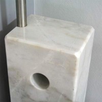 Flos Base Imballata In Marmo Bianco Di Carrara Parte Di