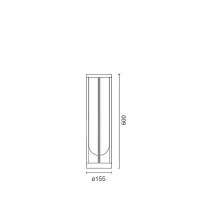 Flos In Vitro Bollard Lampada LED da Terra Per Esterno In Vetro Flos In Vitro Bollard Lampada LED da Terra Per Esterno In Vetro